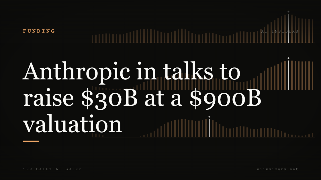 Featured image for: Anthropic in talks to raise $30B at a $900B valuation