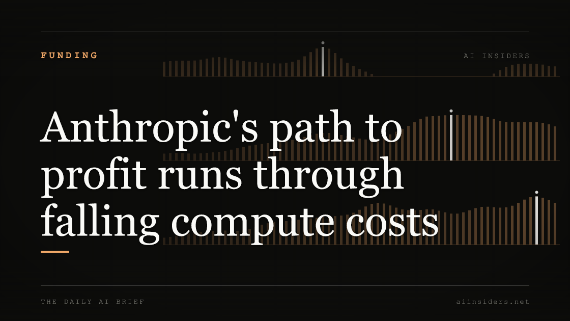 Anthropic's path to profit runs through falling compute costs — featured image for AI Insiders