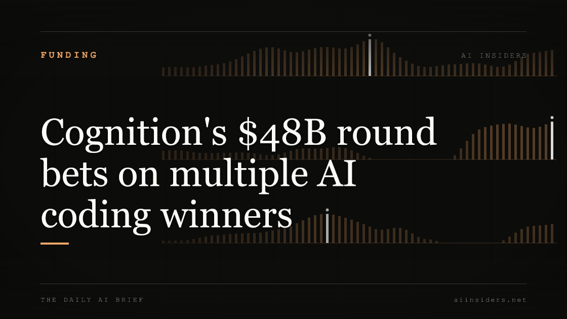 Cognition's $48B round bets on multiple AI coding winners, featured image for AI Insiders