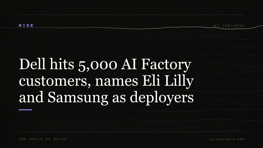 Featured image for: Dell hits 5,000 AI Factory customers